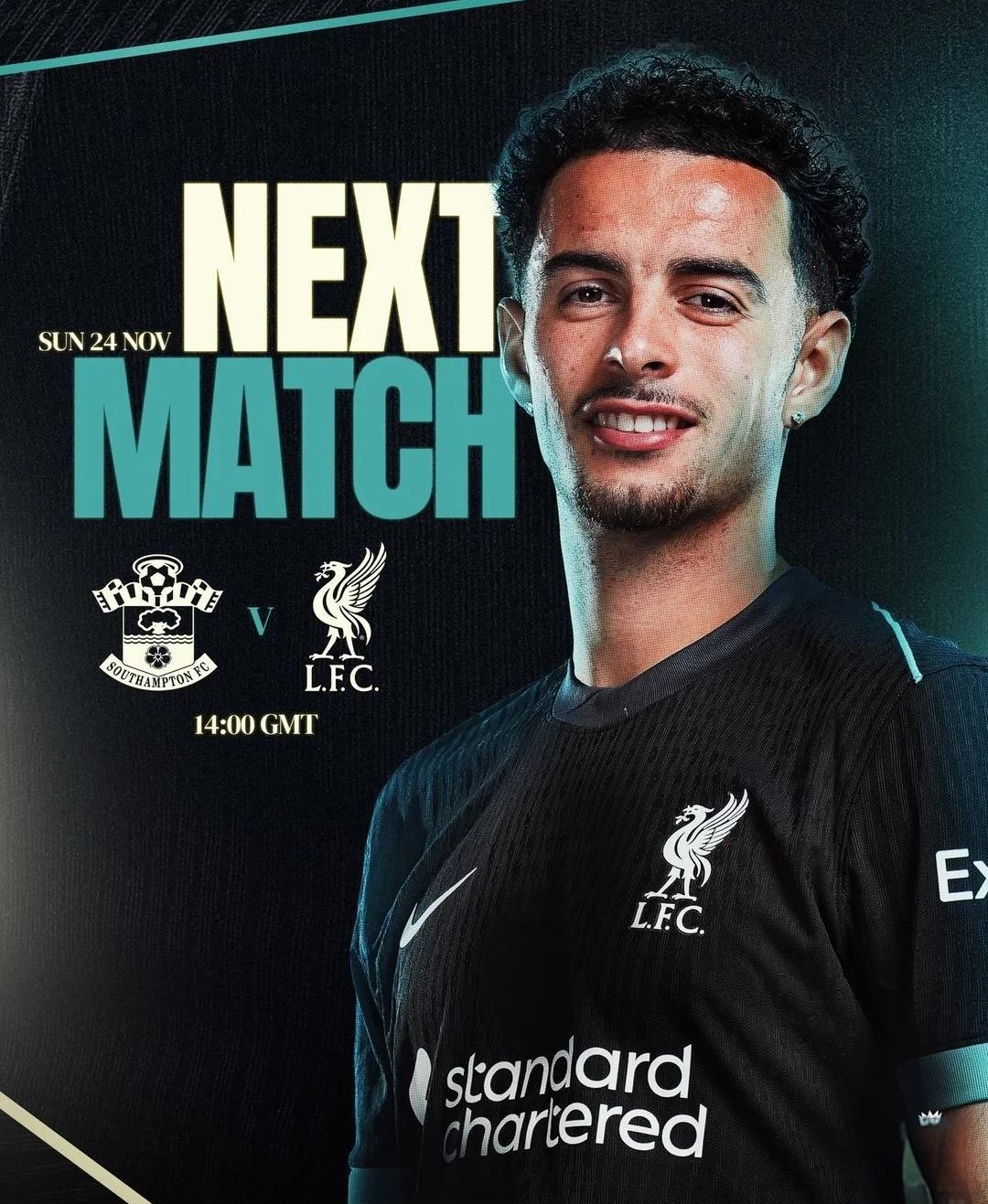 关于利物浦客场大胜南安普顿,继续领跑的信息 关于利物浦客场大胜南安普顿,继续领跑的信息